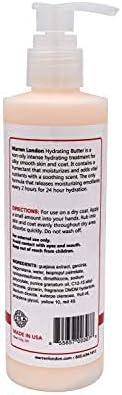 Warren London 24-Hour Hydrating Butter for Dogs - Natural Leave-In Conditioner, Guava & Mango, 8 Oz