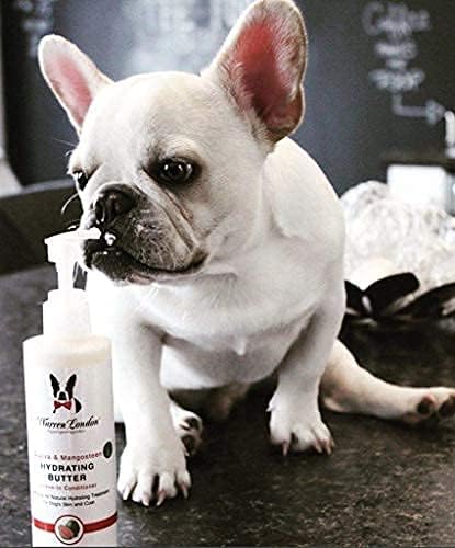 Warren London 24-Hour Hydrating Butter for Dogs - Natural Leave-In Conditioner, Guava & Mango, 8 Oz