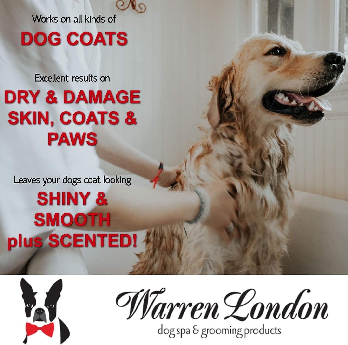 Warren London Hydrating Butter for Dogs, Pomegranate and Acai, 8 Oz