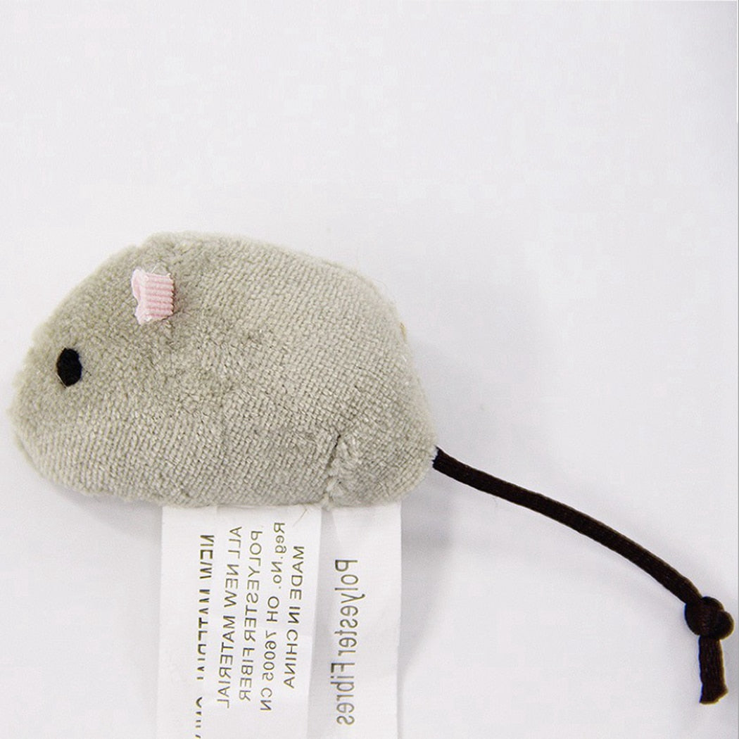 3Pcs New Plush Simulation Mouse Cat Toy Bite Resistance Plush Mouse Cat Scratch Interactive Mouse Toy Palying Toy For Cat Kitten