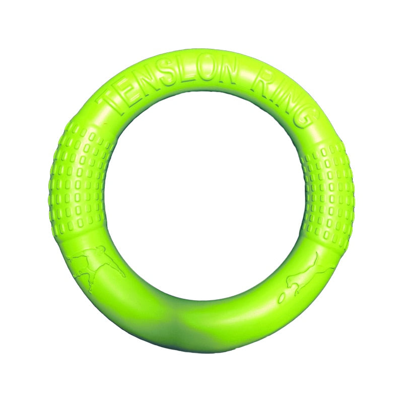 Dog Flying Discs EVA Dog Training Ring Puller Resistant Bite Floating Toy Puppy Outdoor Interactive Game Playing Products Supply