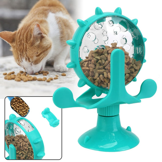 Dog Leaky Food Feeder Toys Interactive Rotatable Wheel Toy for Kitty Cat Dog Pet Products Accessories