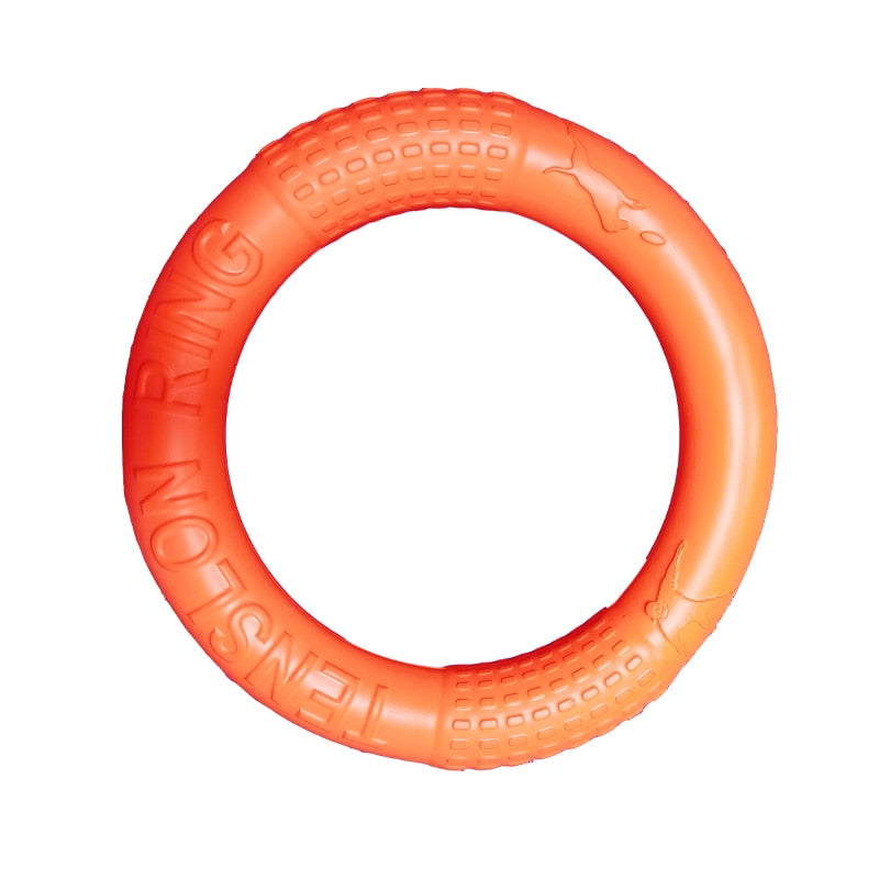 Dog Flying Discs EVA Dog Training Ring Puller Resistant Bite Floating Toy Puppy Outdoor Interactive Game Playing Products Supply