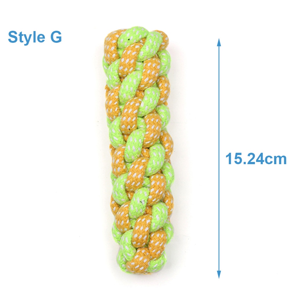 Dog Toy Rope Ball Toy for Small Medium Dogs Outdoor Training Toy for Dogs Teeth Cleaning Tug Toy Interactive Knot Rope TY0078