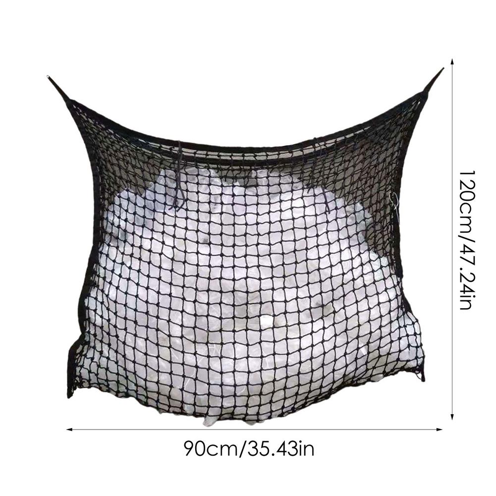 Small Holes Hay Net For Horses Slow Feed Haynet Hay Bag For Horses Slow Feeder Woven Mesh Bag Horse Net Bags For Full Day Feed