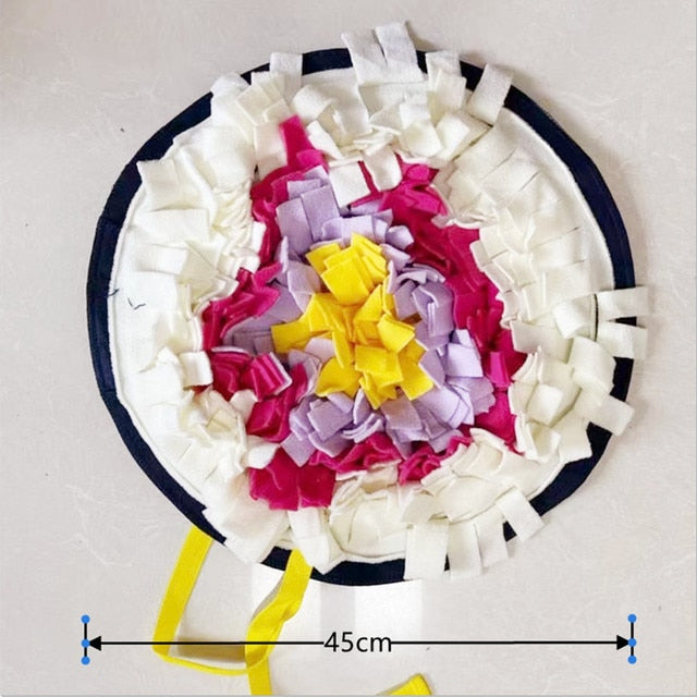 Pet Dog Snuffle Mat Nose Smell Training Sniffing Pad Dog Puzzle Toy Slow Feeding Bowl Food Dispenser Carpet Washable Dog toys