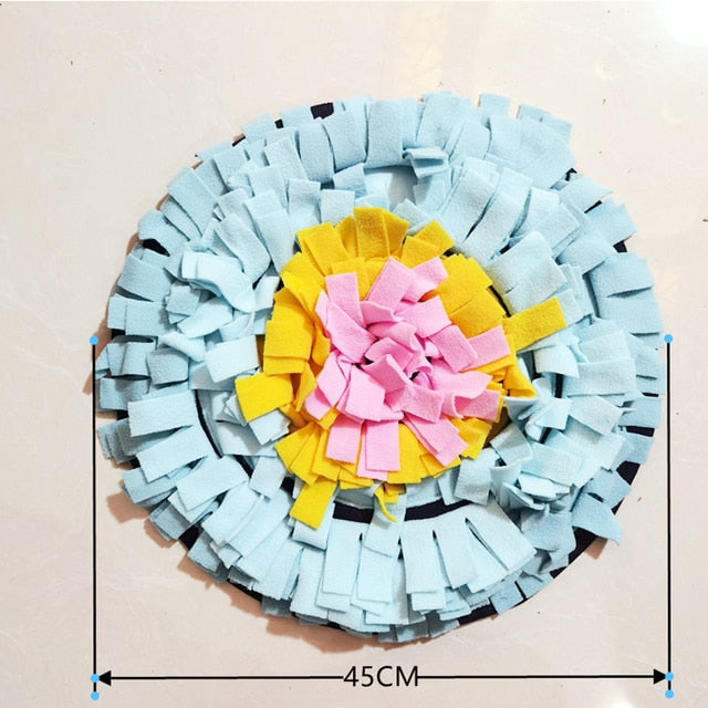 Pet Dog Snuffle Mat Nose Smell Training Sniffing Pad Dog Puzzle Toy Slow Feeding Bowl Food Dispenser Carpet Washable Dog toys