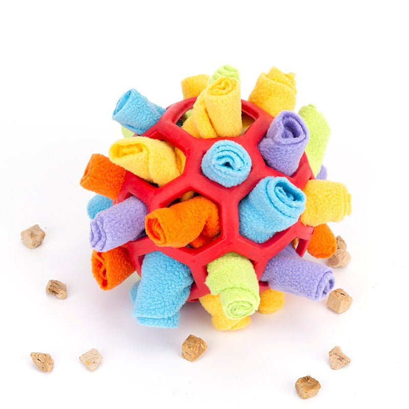Interactive Dog Puzzle Toys Slow Feeder Training Encourage Natural Foraging Skills Portable Pet Snuffle Ball Toy  dog items