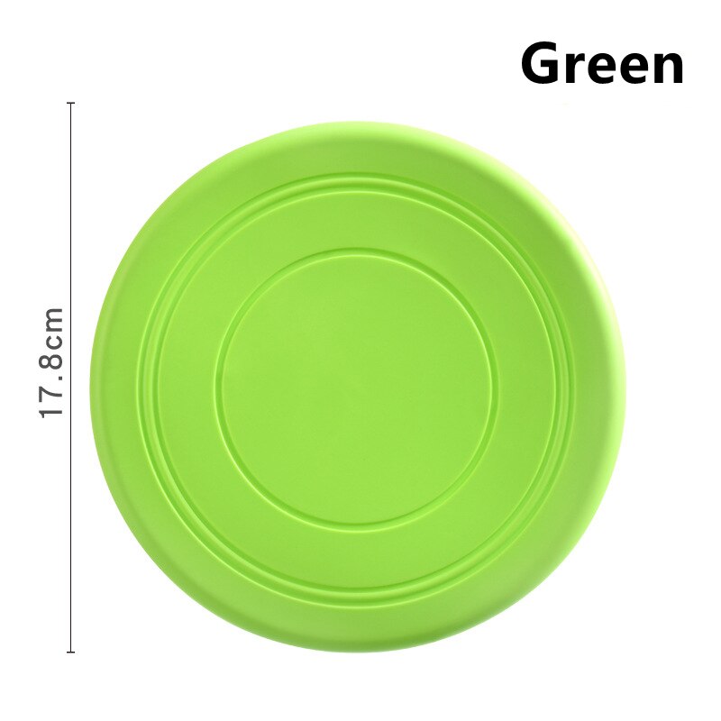 1pcs Soft Non-Slip Dog Flying Disc Silicone Game Frisbeed Anti-Chew Dog Toy Pet Puppy Training Interactive Funny Dog Supplies
