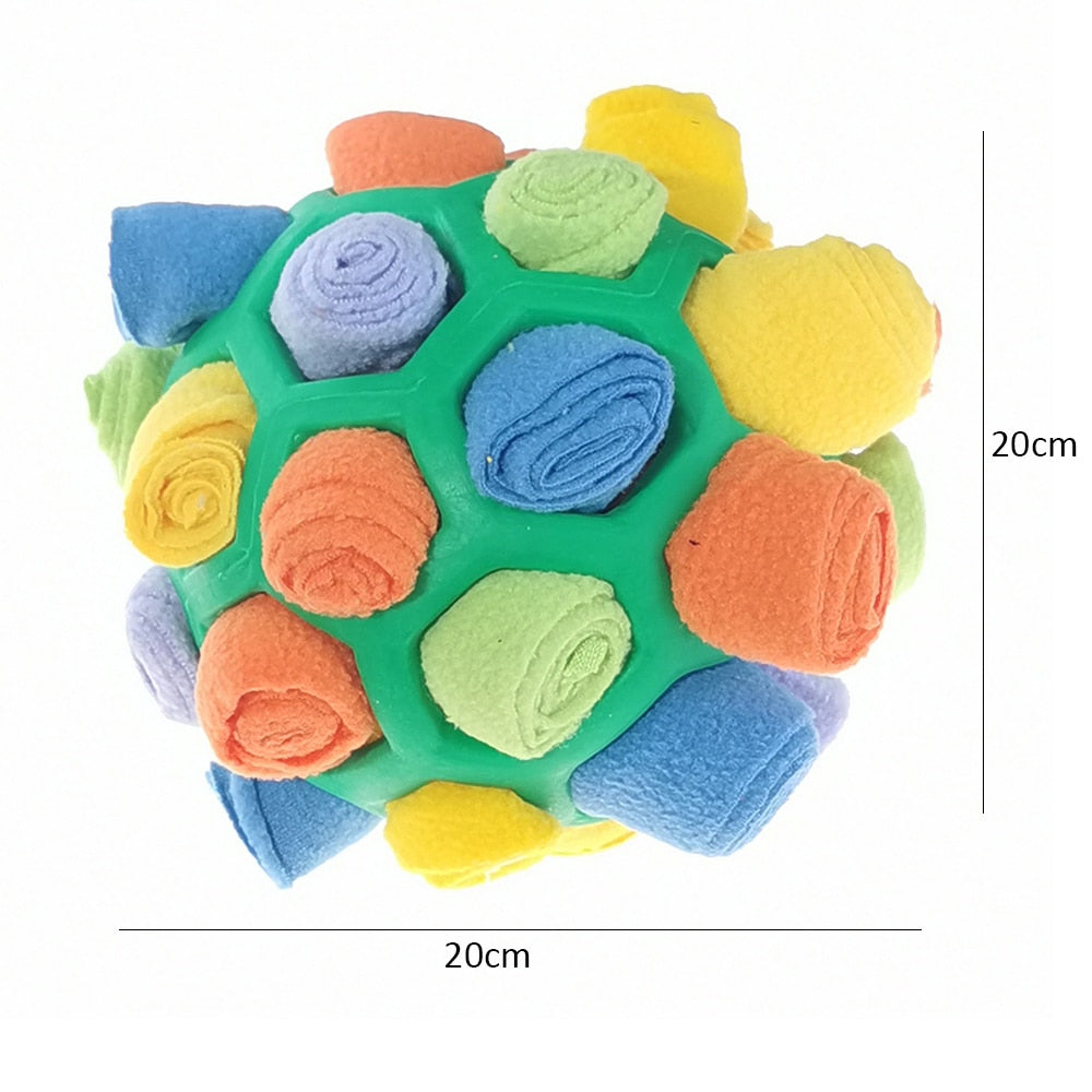 Interactive Dog Puzzle Toys Slow Feeder Training Encourage Natural Foraging Skills Portable Pet Snuffle Ball Toy  dog items