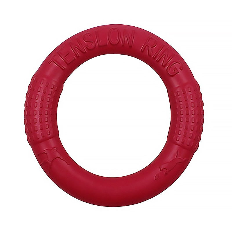 Dog Toys Pet Flying Disk Training Ring Puller Anti-Bite Floating Interactive Supplies Dog Toys Aggressive Chewing Interactive