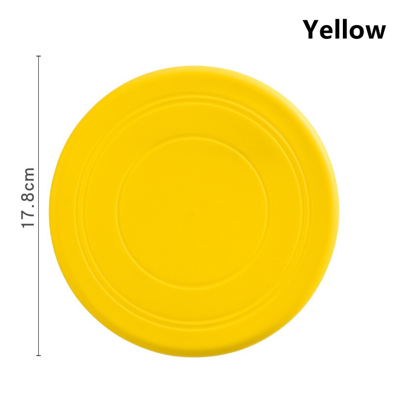 1pcs Soft Non-Slip Dog Flying Disc Silicone Game Frisbeed Anti-Chew Dog Toy Pet Puppy Training Interactive Funny Dog Supplies