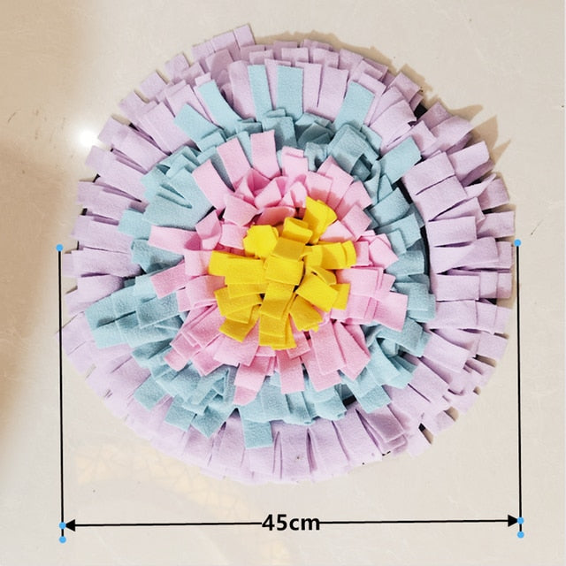 Pet Dog Snuffle Mat Nose Smell Training Sniffing Pad Dog Puzzle Toy Slow Feeding Bowl Food Dispenser Carpet Washable Dog toys
