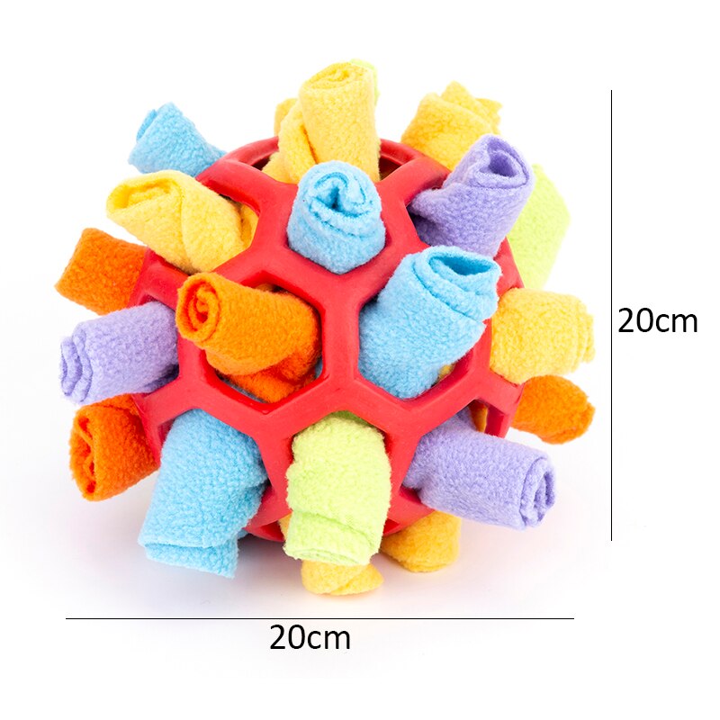 Interactive Dog Puzzle Toys Slow Feeder Training Encourage Natural Foraging Skills Portable Pet Snuffle Ball Toy  dog items