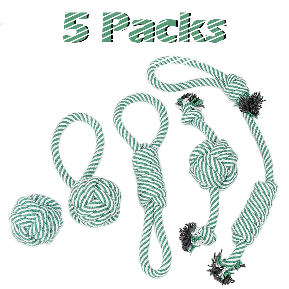 Pet Dog Toys for Large Small Dogs Toy Interactive Cotton Rope Mini Dog Toys Ball for Dogs Accessories Toothbrush Chew Puppy Toy