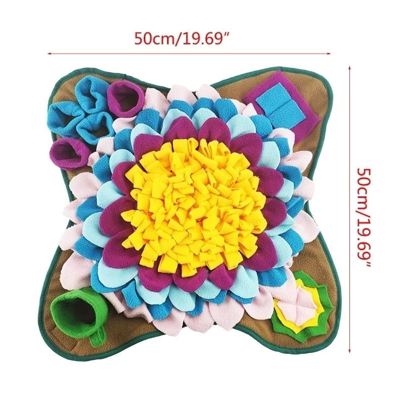 Pet Dog Snuffle Mat Nose Smell Training Sniffing Pad Dog Puzzle Toy Slow Feeding Bowl Food Dispenser Carpet Washable Dog toys