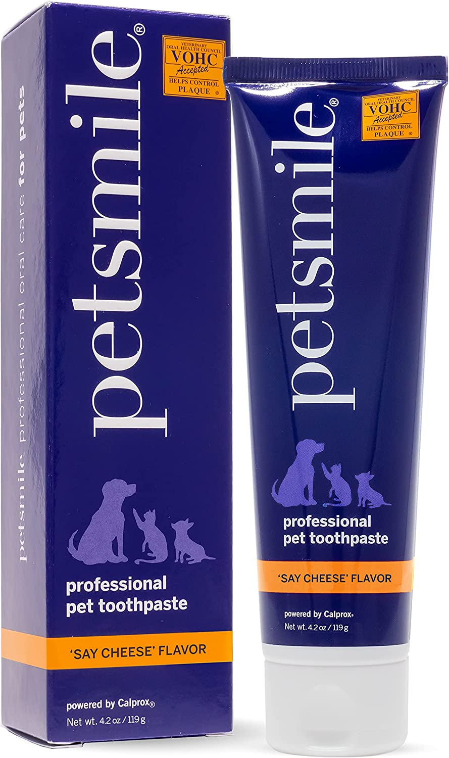 Petsmile Professional Dog Toothpaste | VOHC Approved Clinically Proven Plaque and Tartar Control Toothpaste | Made in USA, Human Grade Ingredients Healthier Mouth Fresher Breath