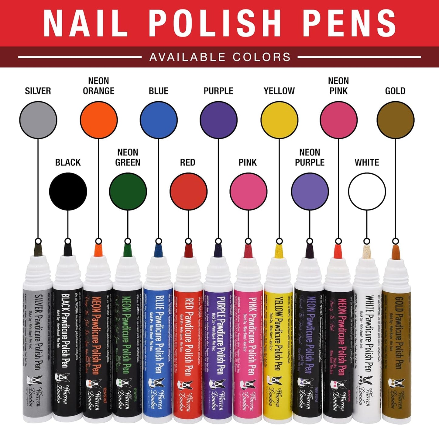 Warren London Pawdicure Nail Polish Pens