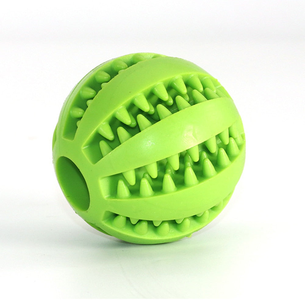 Dog Toys Stretch Rubber Leaking Ball Funny Interactive Pet Tooth Cleaning Balls Bite Resistant Chew Toys 5cm/6cm/7cm/9cm/11cm