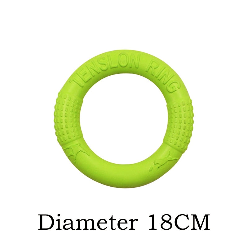 Dog Toys for Big Dogs EVA Interactive Training Ring Puller Resistant for Dogs Pet Flying Discs Bite Ring Toy for Small Dog