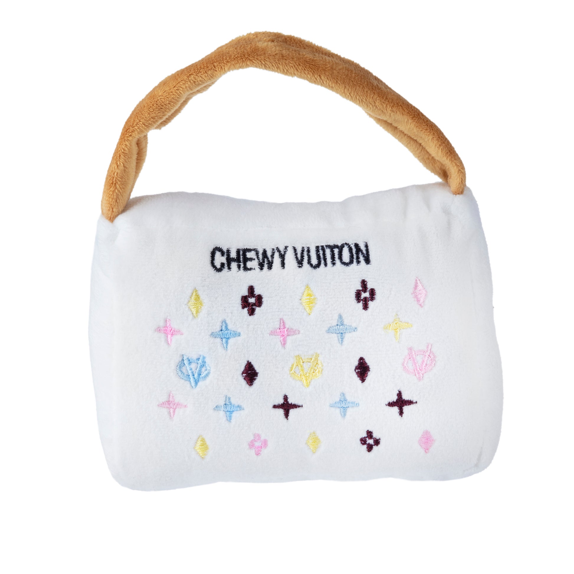 Haute Diggity Dog White Chewy Vuiton Handbag
