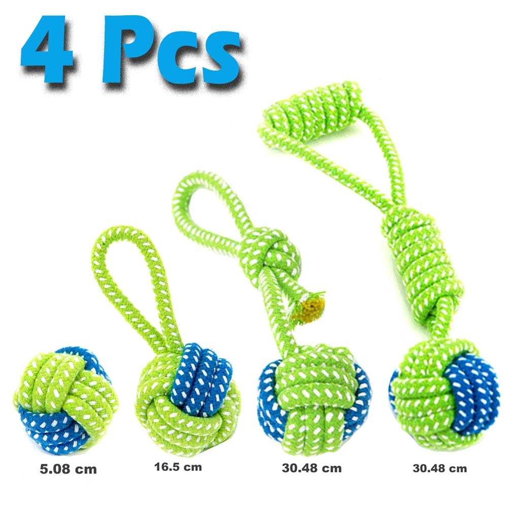 Pet Dog Toys for Large Small Dogs Toy Interactive Cotton Rope Mini Dog Toys Ball for Dogs Accessories Toothbrush Chew Puppy Toy