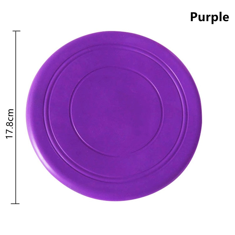 1pcs Soft Non-Slip Dog Flying Disc Silicone Game Frisbeed Anti-Chew Dog Toy Pet Puppy Training Interactive Funny Dog Supplies