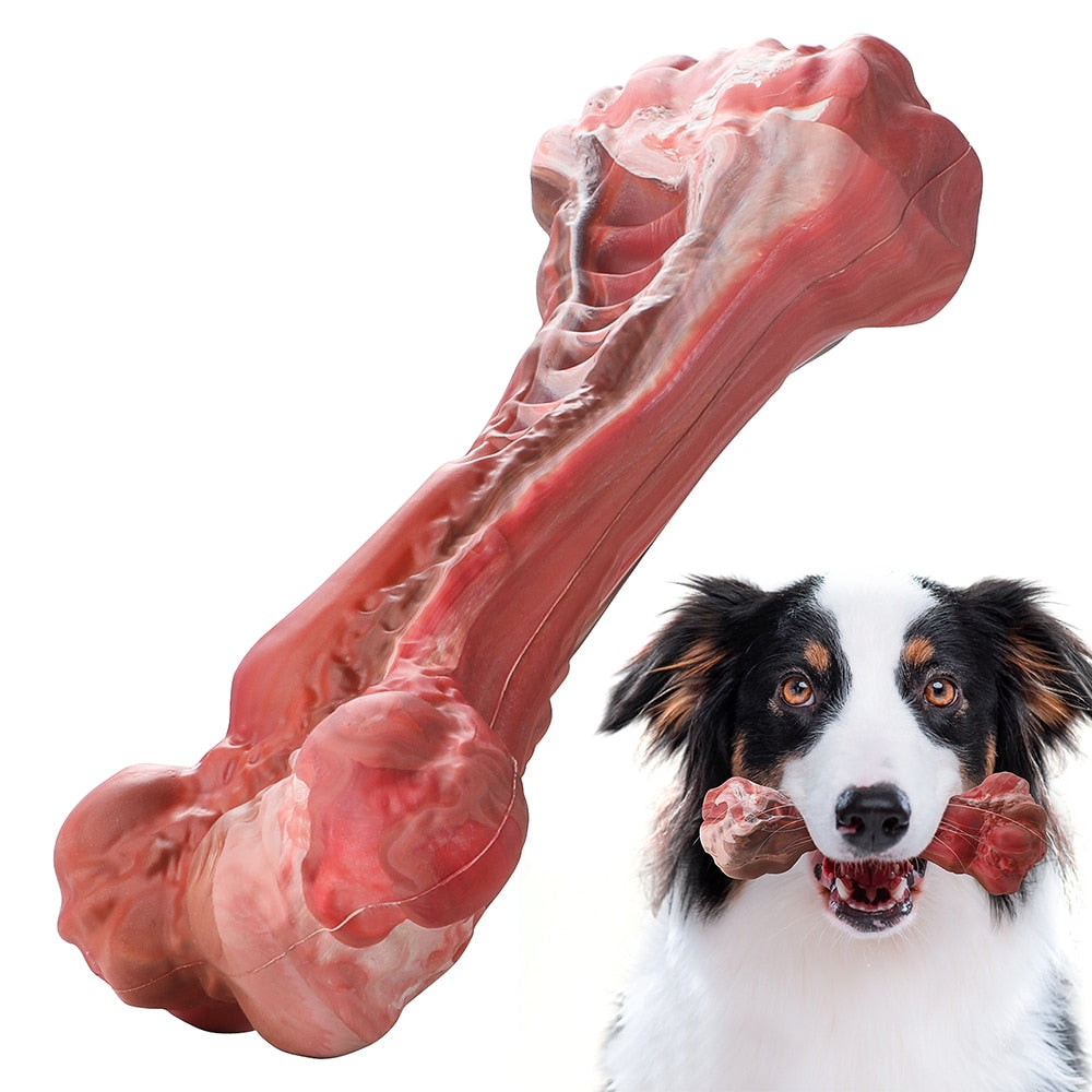 MASBRILL Dog Toys Aggressive Chewers Large Dogs Bone-Shaped Indestructible Dog Toys Nylon Interactive Dog Toys Teeth Cleaning
