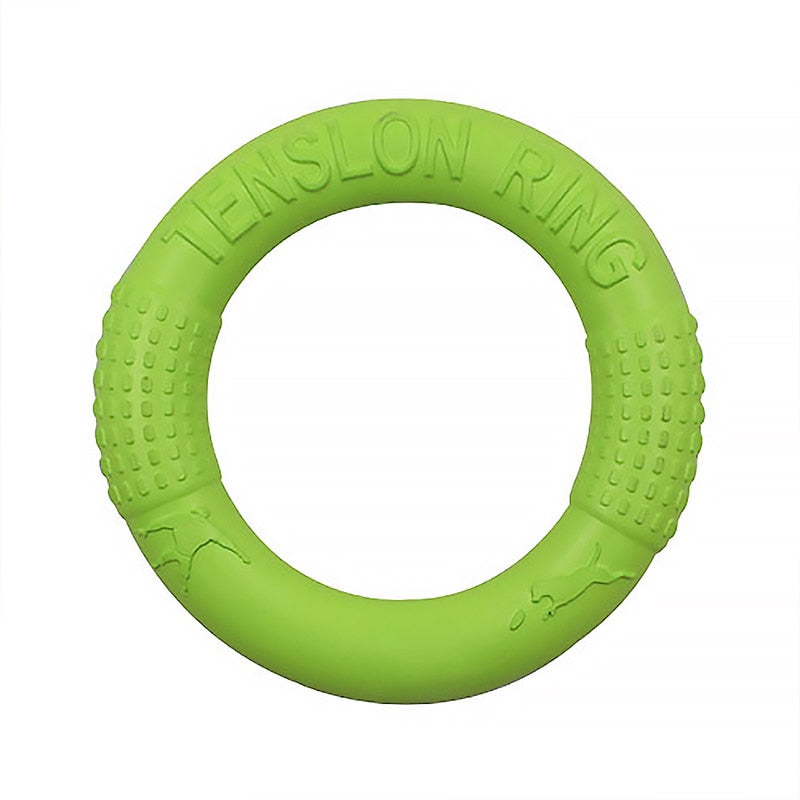 Dog Toys Pet Flying Disk Training Ring Puller Anti-Bite Floating Interactive Supplies Dog Toys Aggressive Chewing Interactive