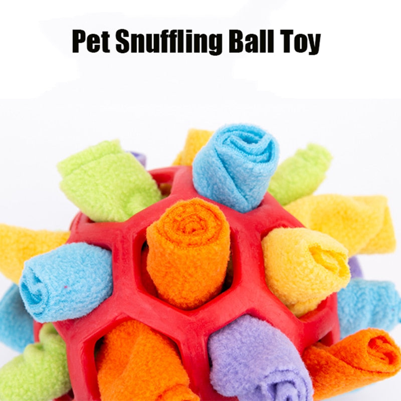 Interactive Dog Puzzle Toys Slow Feeder Training Encourage Natural Foraging Skills Portable Pet Snuffle Ball Toy  dog items