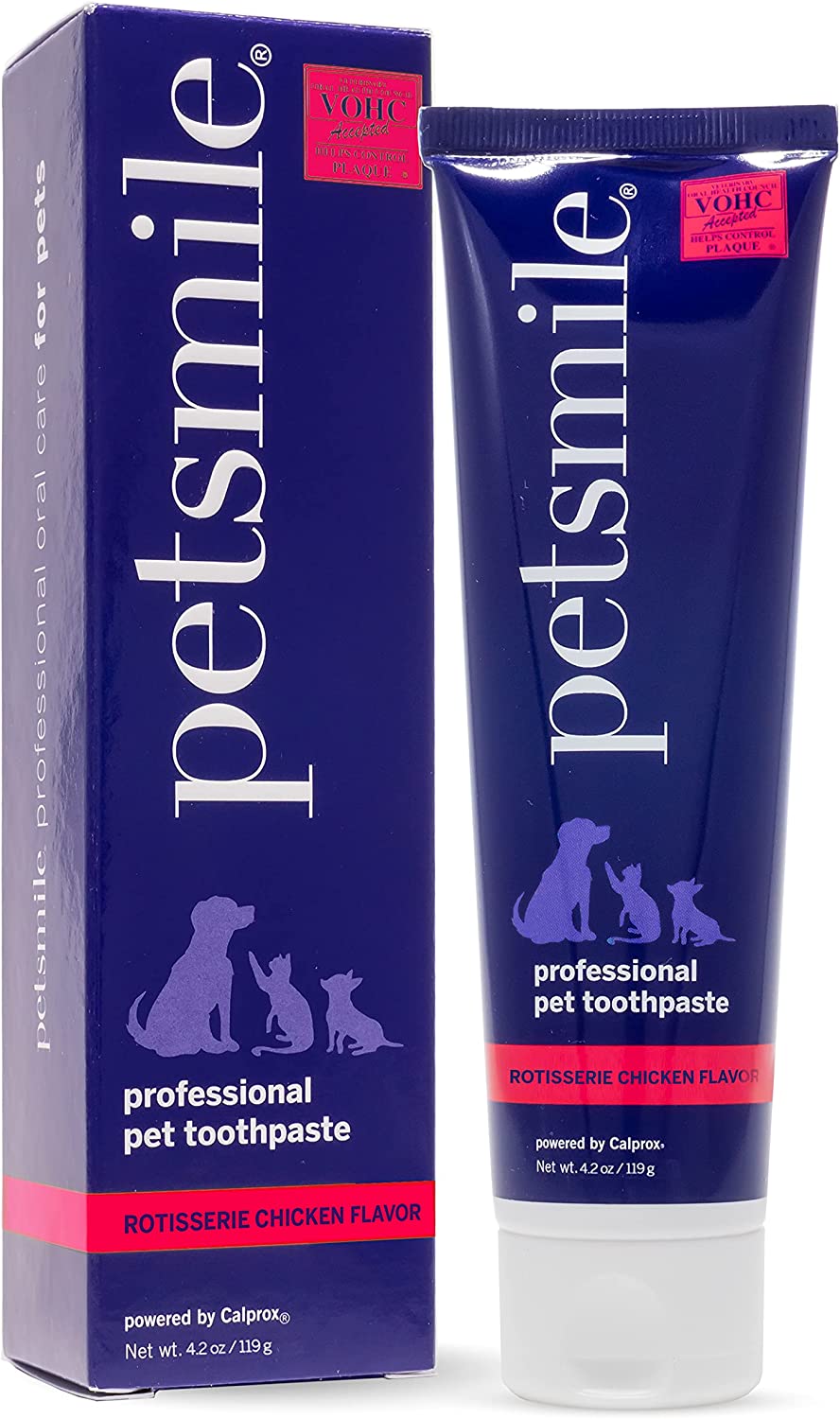 Petsmile Professional Dog Toothpaste | VOHC Approved Clinically Proven Plaque and Tartar Control Toothpaste | Made in USA, Human Grade Ingredients Healthier Mouth Fresher Breath